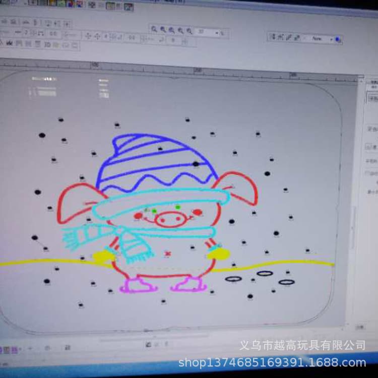 Professional Production and Processing Embroidery Factory Computer Embroidery Creative Plush Toys