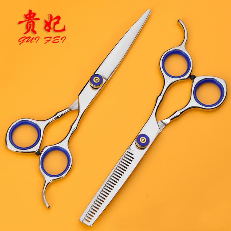 Factory wholesale 6-inch beauty and hairdressing scissors, stainless steel hairdressing scissors, hair clippers, thinning scissors