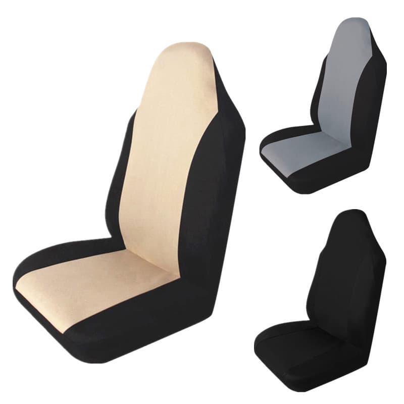 Universal Car Seat Cover Mesh Fabric For All Seasons Black Grey Beige Single Piece Wish Auto Accessories