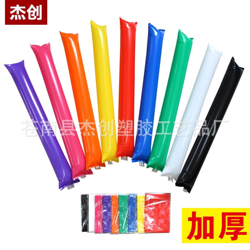 Inflatable Batons Cheer Sticks Pom-Poms Fan Game Light-Up Strike Cheer Rally Sticks Custom Printed Logo