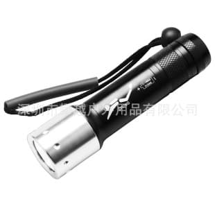 Cross-Border Hot Selling T6 High Brightness Diving Flashlight Aluminum Alloy Flashlight Dual Use Battery Aluminum Alloy Diving Flashlight