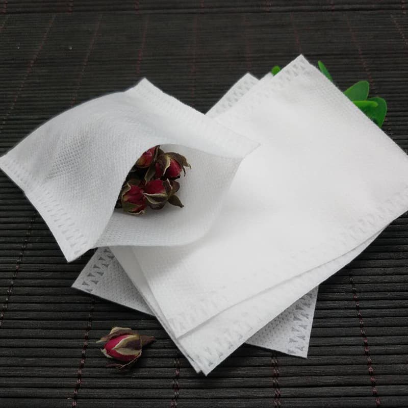 Cross-Border 12*14cm Disposable Tea Bag, Non-Woven Herbal Bag, Heat-Sealed Tea Packaging Bag, Filter Bag