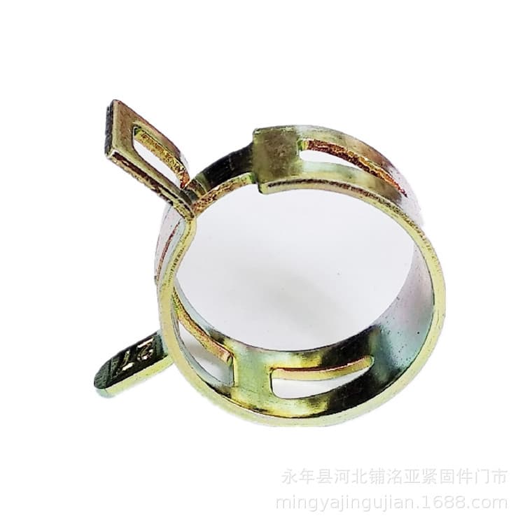 Factory Wholesale Spring Hose Clamp Elastic Clip Japanese 65Mn Elastic Double Ear Pinch Clamp