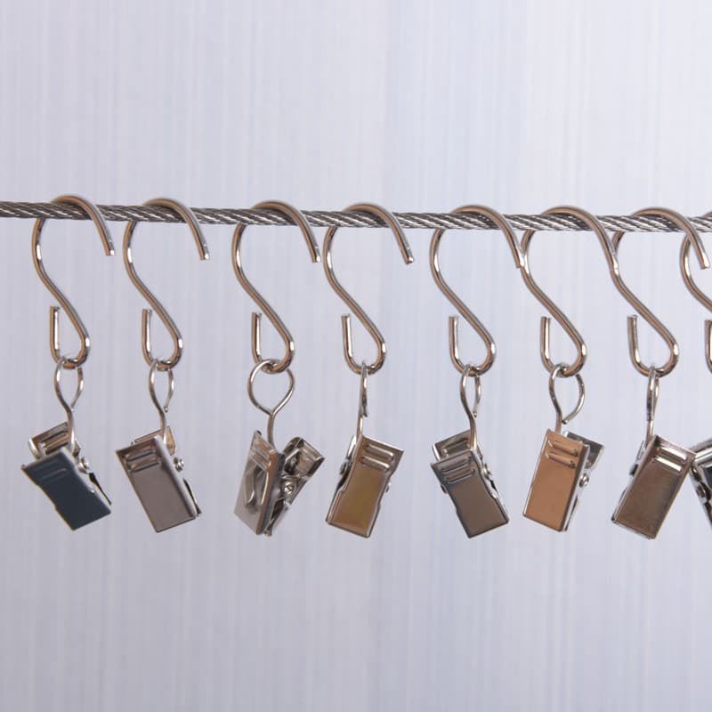 Cross-border Wholesale Curtain Hook Clips Curtain Clip Buckle Curtain Tie S-Shaped Hook Curtain Clip