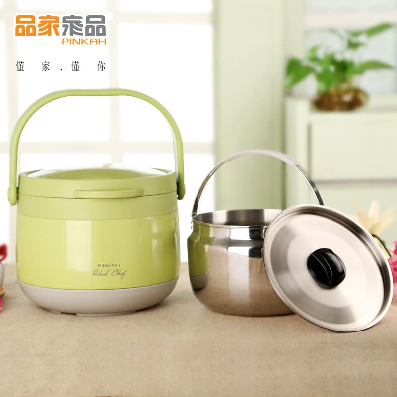 Pin Jia Home Products 2.7L/4.1L Thermal Cooker No-Fire Reheating Pot 304 Stainless Steel Vacuum Insulated Pot