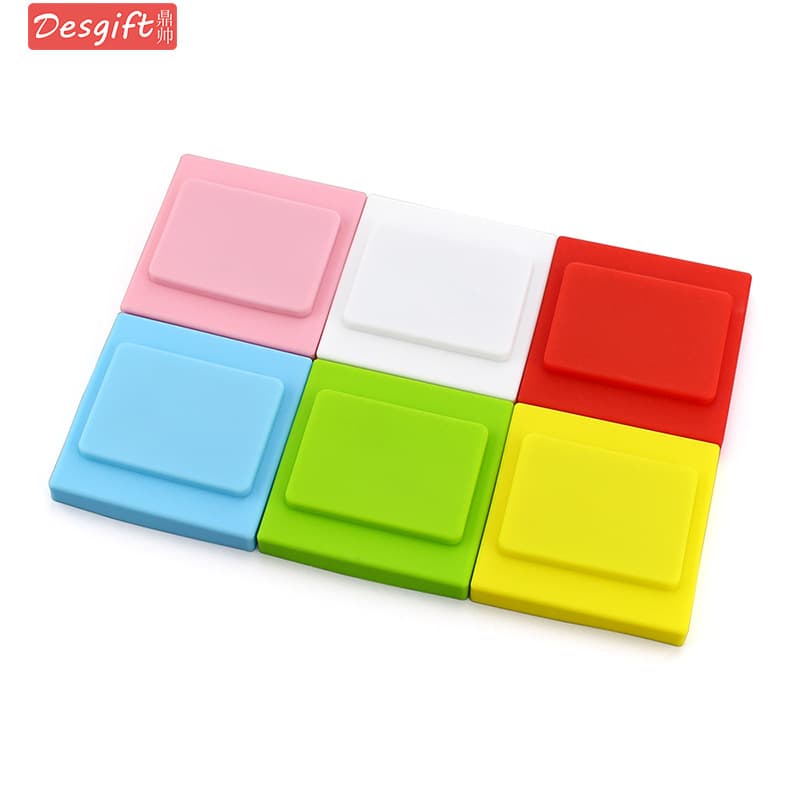 Solid color silicone switch protective cover for home decorations, dustproof, moisture-proof, waterproof for bathroom use, shockproof, and printable logo.