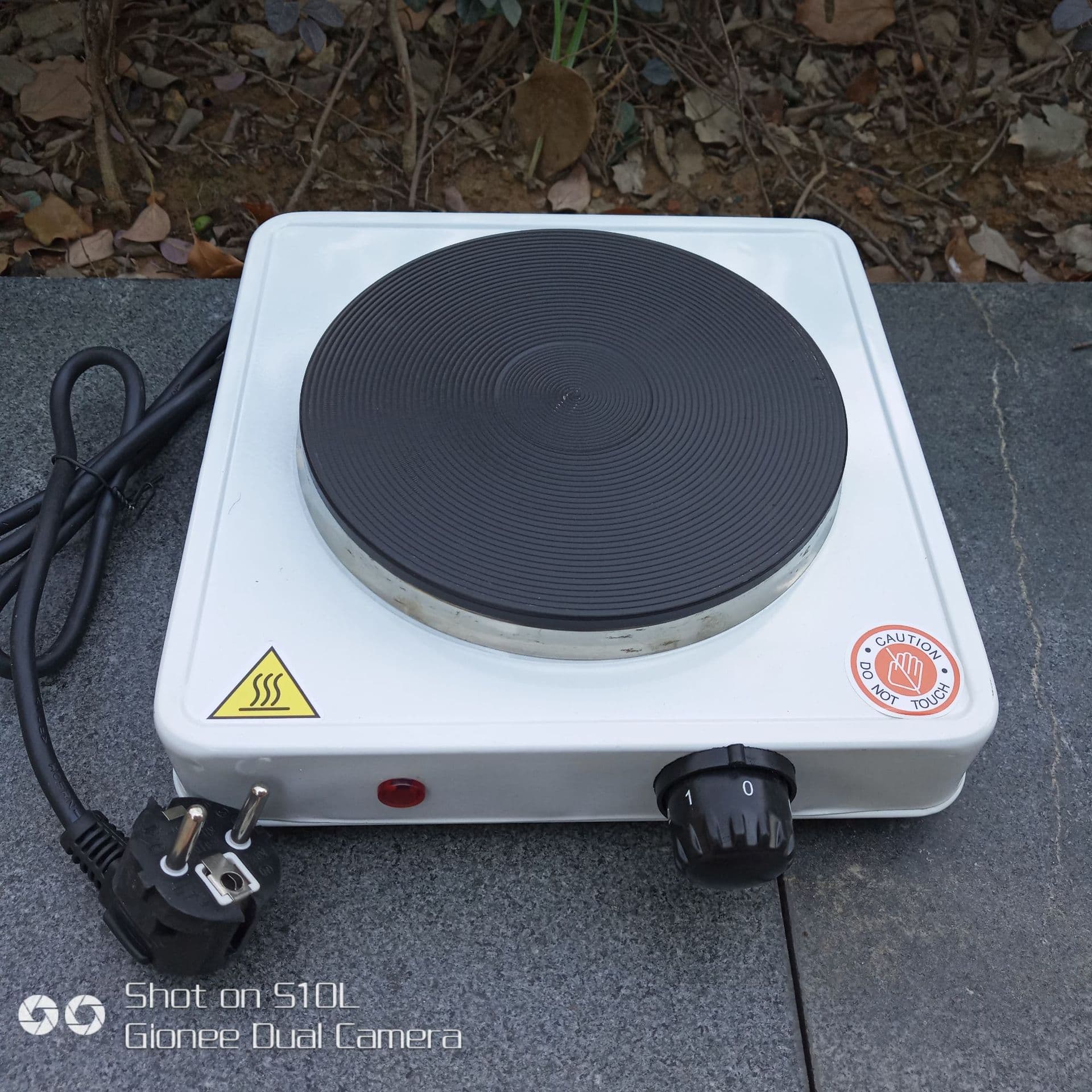 1000W adjustable heating stove for home use, experimental electric plate, white color, flameless operation