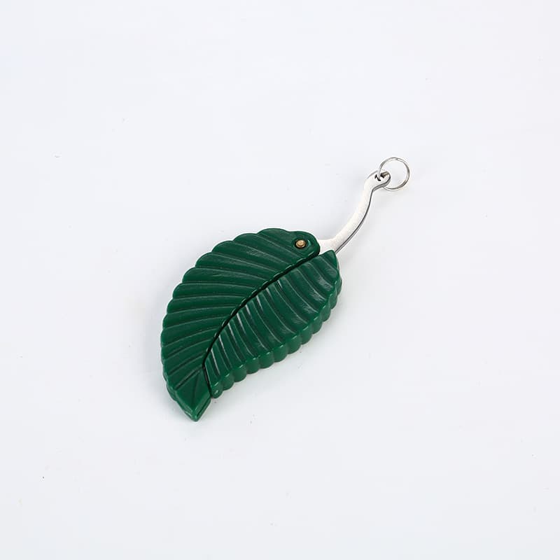 Mini Portable Leaf Knife Multi-functional Outdoor Tool Key Accessory Folding Knife Premium Key Knife