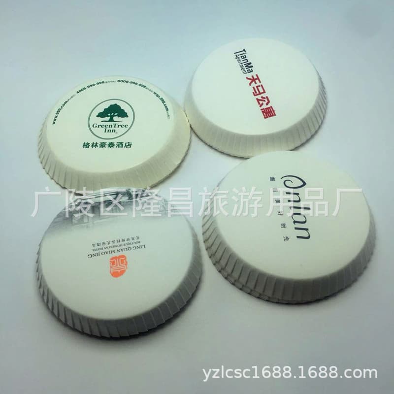 Disposable white paper cup lids for hotels, barber shops, clubs, KTV venues, and bars. Inquiries welcome.