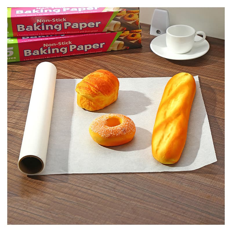 5-10-20 Meter Baking Silicone Oil Paper, High Temperature Resistant, Household Food Grade, for Baking Cake, BBQ, Butter Paper, Oil Absorbing Paper
