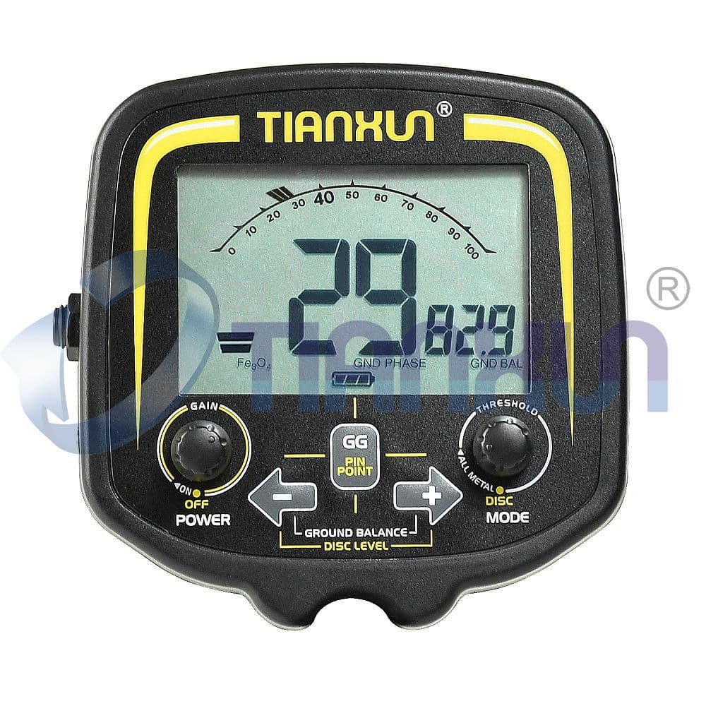 TX-850 Outdoor Metal Detector Underground Treasure Finder LCD Display for Gold Silver Copper Coins