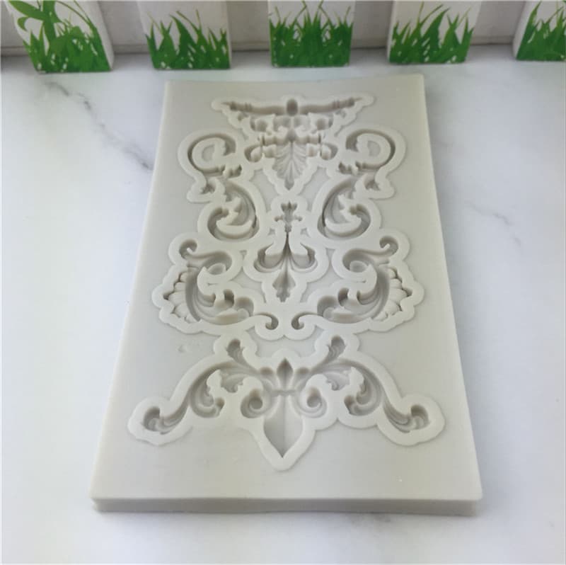 Totem Vintage Border Silicone Mold Baking Decoration Fondant Decoration Cake Tool Lace Border Mold Cake