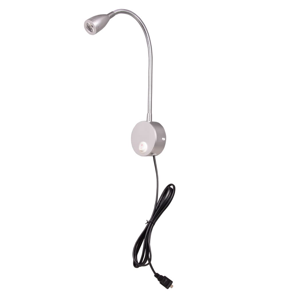 Cross-border factory LED flexible tube spotlight, hotel bedroom creative bedside lamp, reading light, Amazon wall light