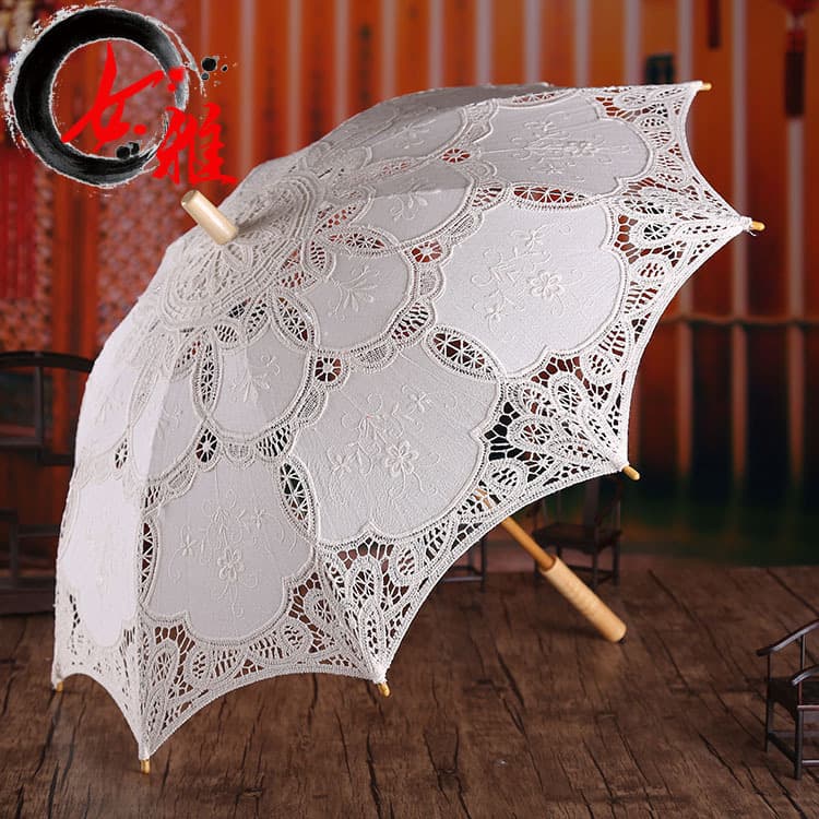 Home Decorative Umbrella - Sunshade Rain Protection - Elegant Design Ideal for Balcony Garden