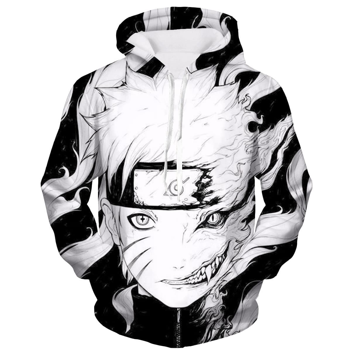Anime Naruto Series 3D Digital Print Hoodie Sweatshirt Jacket for AliExpress Europe and USA