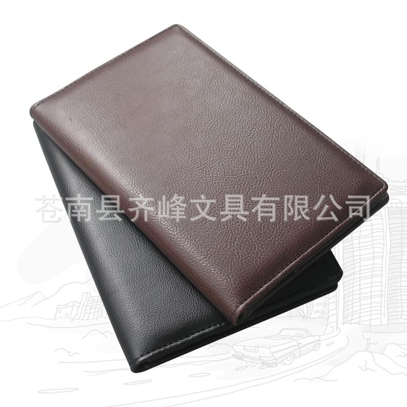 Manufacturer's High-Grade Leather Cashier Book, Magnetic Bill Holder, Order Clip, Payment Clip, Beverage List Clip