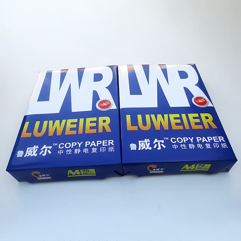 Source Factory Will Yiwu 70g 80g Copy Paper Foreign Trade Export 500 Sheets/Pack A4 Printing Paper Processing Wholesale