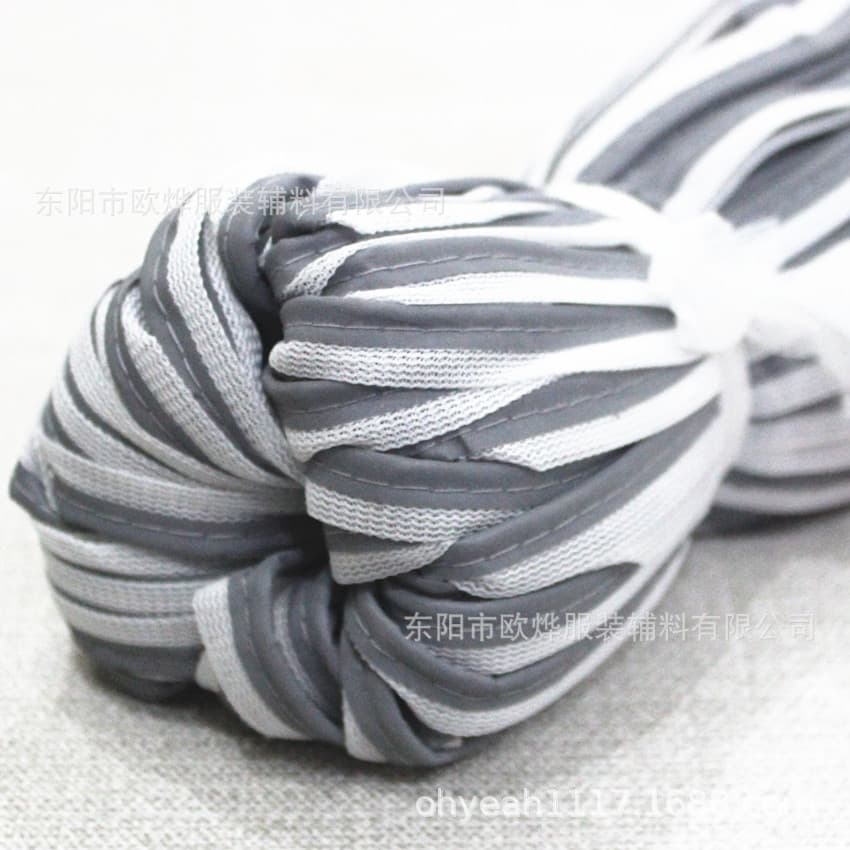 High Brightness Reflective Edging Strips - Standard Brightness Reflective Binding Tapes, Bright Silver Piping Strips, Garment and Luggage Welting Strips in Stock
