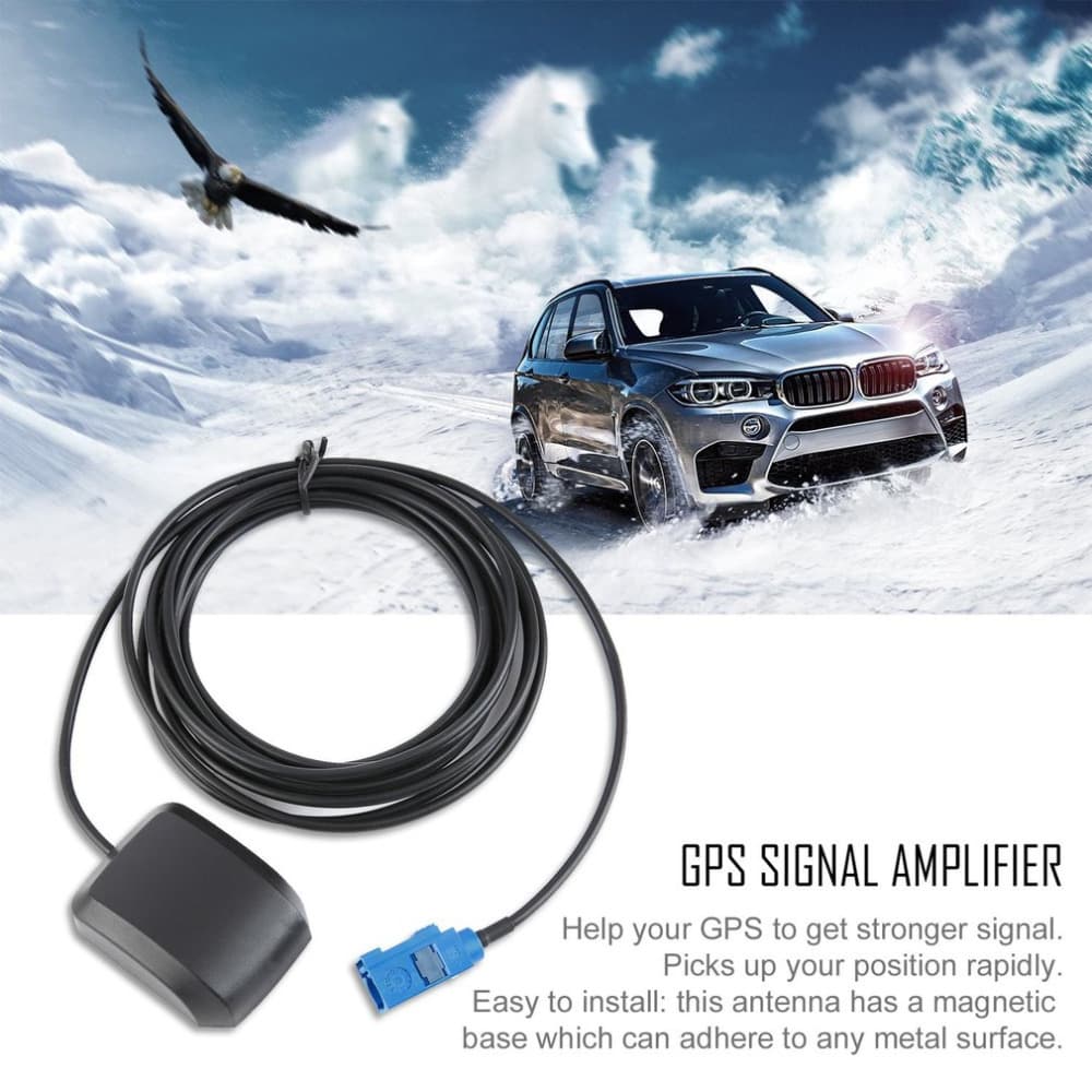 Car DVD Navigation GPS Satellite Antenna Active Universal Amplifier SMA/FAKRA-C GPS Navigation Antenna