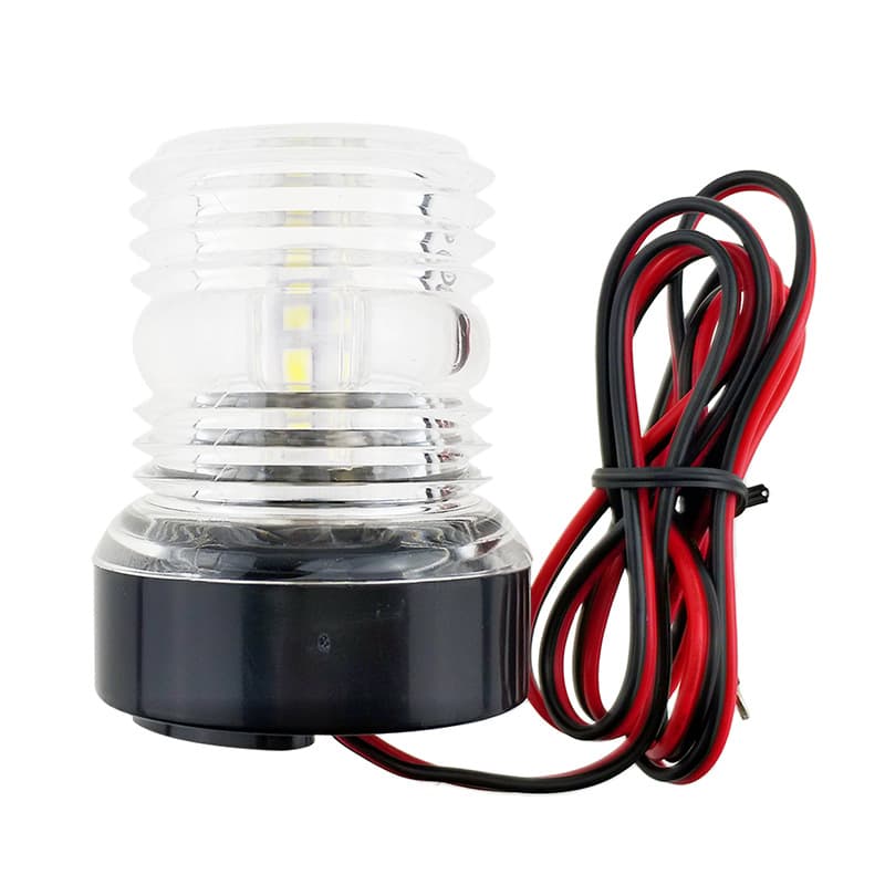 12VDC White/Green/Red LED 360° Yacht Boat Marine LED Light Boat/Anchor Light All-Round Light
