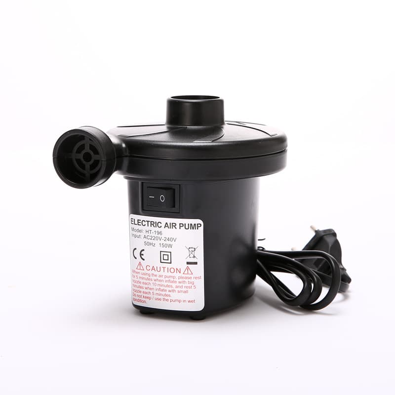 150W Home Use Electric Pump, Inflation Pump for Pool, Air Mattress, Compression Bags, Kayak, 220V Dual-use for Deflation and Inflation