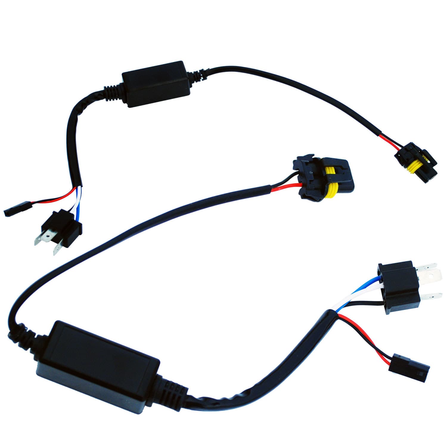 Cross-border 12V H4 wiring kit for xenon lights, one-to-many HID harness, headlight dimming wire, No. 3 single-side wire