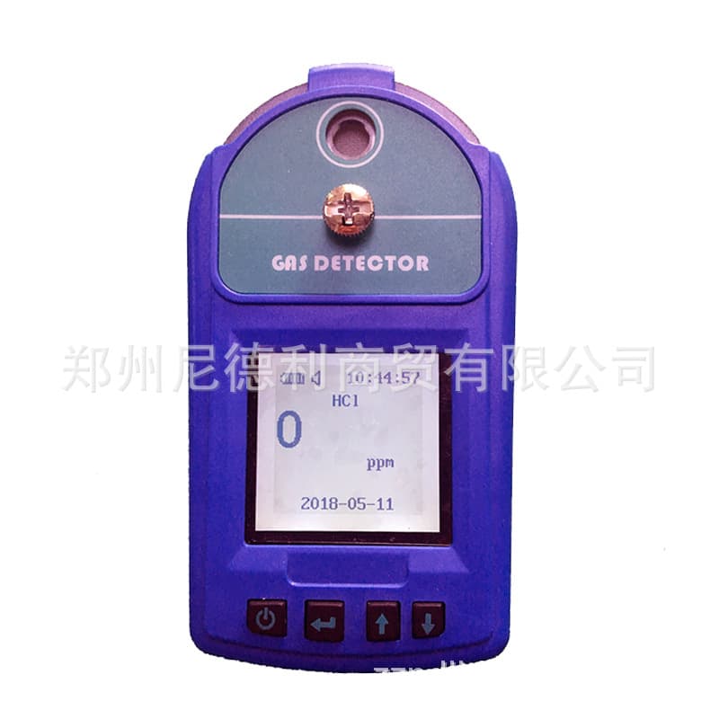 Portable hydrogen chloride gas detector with electrochemical sensor, handheld HCL gas concentration content detector