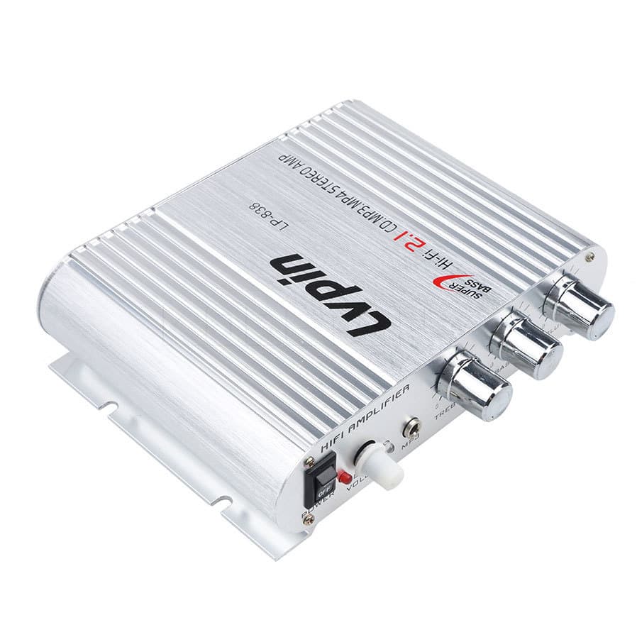 LP-838 lvpin power amplifier 2.1 Channel small power amplifier high fidelity audio amplifier LP-838 audio