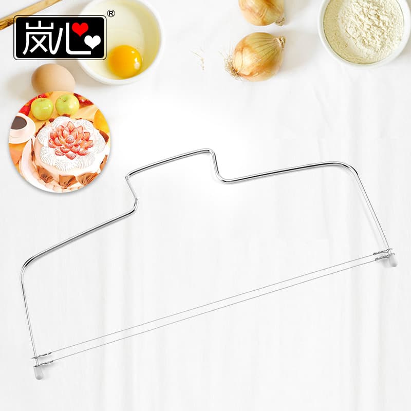 Stainless steel 304 cake divider, integrated cheese and bread slicer, cheese layerer, baking tool.