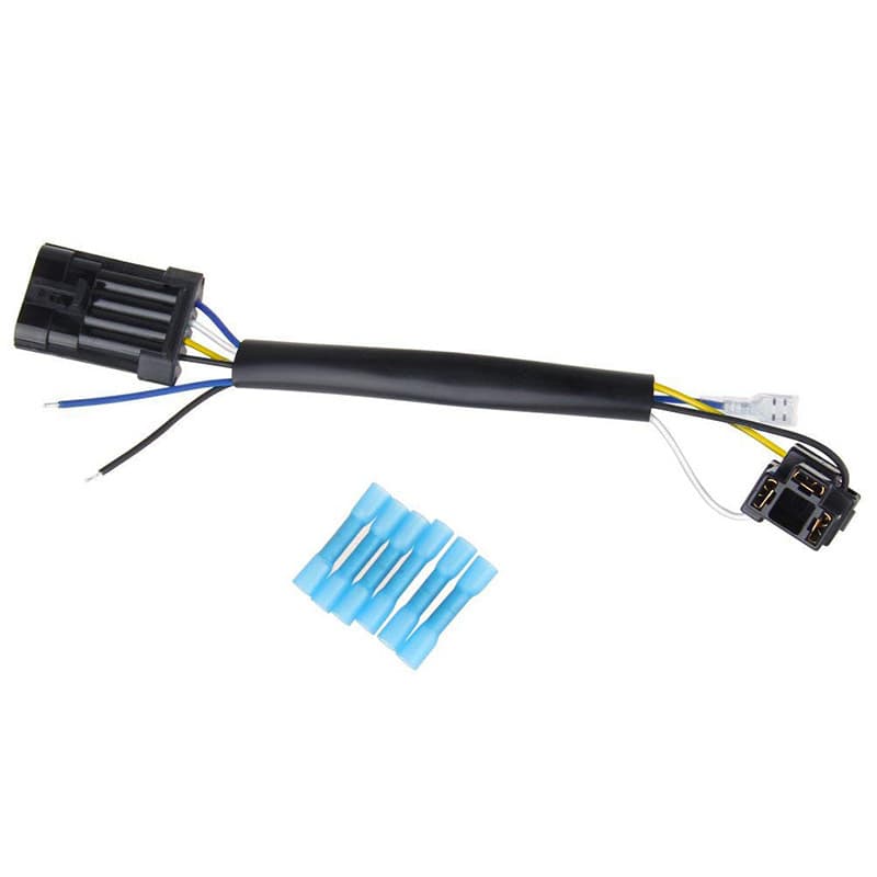 Factory Wholesale Harley LED Headlight Socket Wiring Harness for Harley Davidson Motorcycle Light Socket Adapter Cable