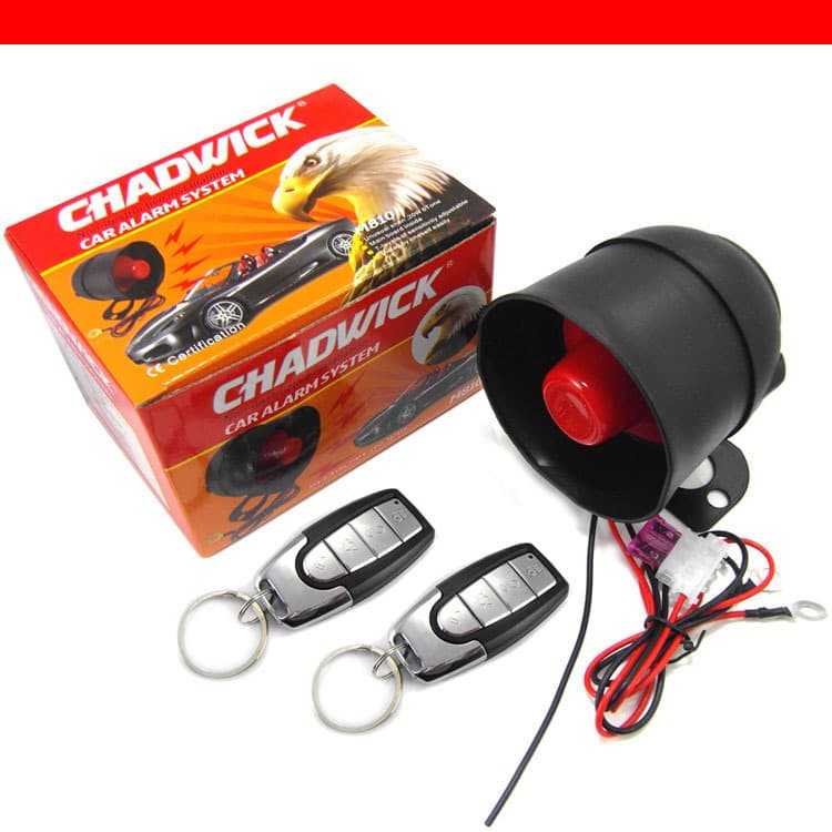 CHADWICK car alarm M810-8115 - No wire cutting required, non-destructive installation.