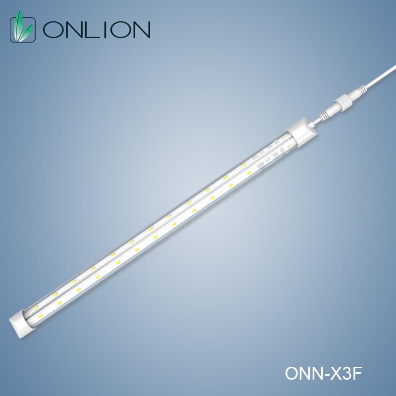 LED Fresh-Keeping Cabinet Light Refrigerated Cabinet Waterproof Freezer Light Strip Waterproof LED Cooler Light Double-Sided Illumination 220V