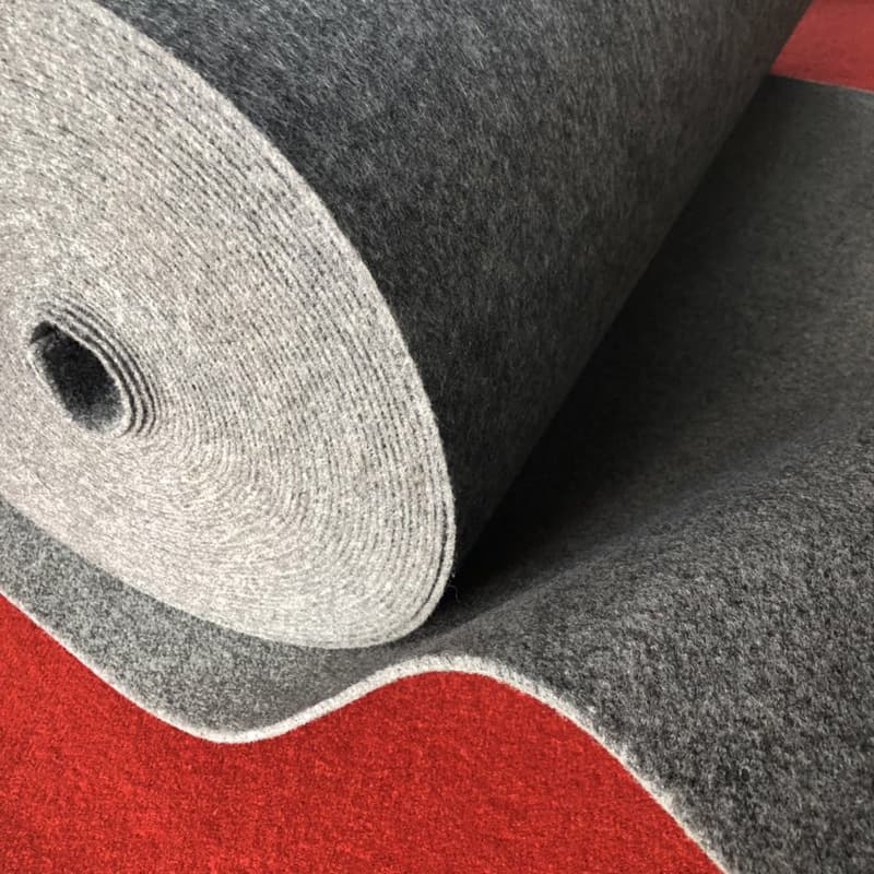 Factory Wholesale Exhibition Thick Flocked Commercial Showroom Office Stage Home Classroom Tutoring Center Gray Carpet