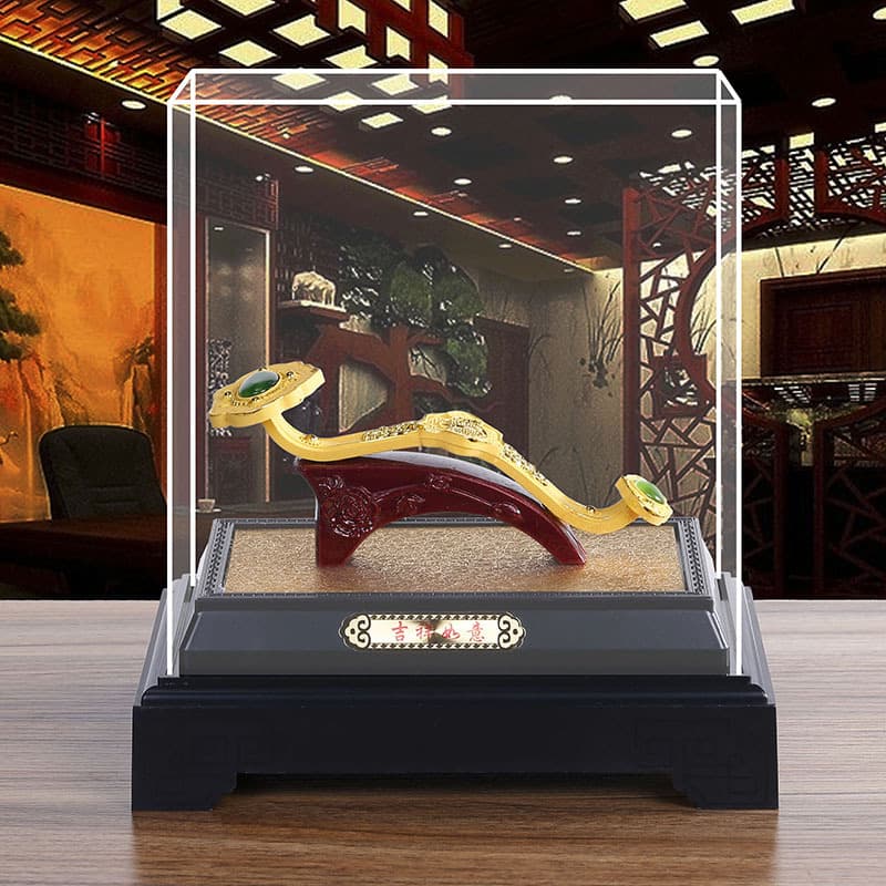 Rongsha gold office lucky charms opening gifts living room wine cabinet entrance decorations decorations