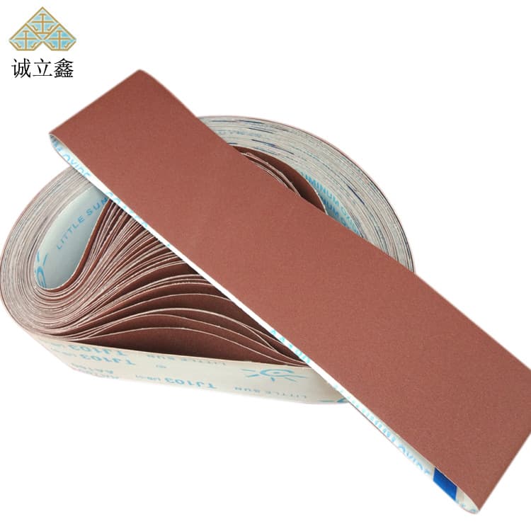 Shenzhen manufacturer JB-5TJ113 soft cloth abrasive belt, high toughness dense grain flexible sanding belt