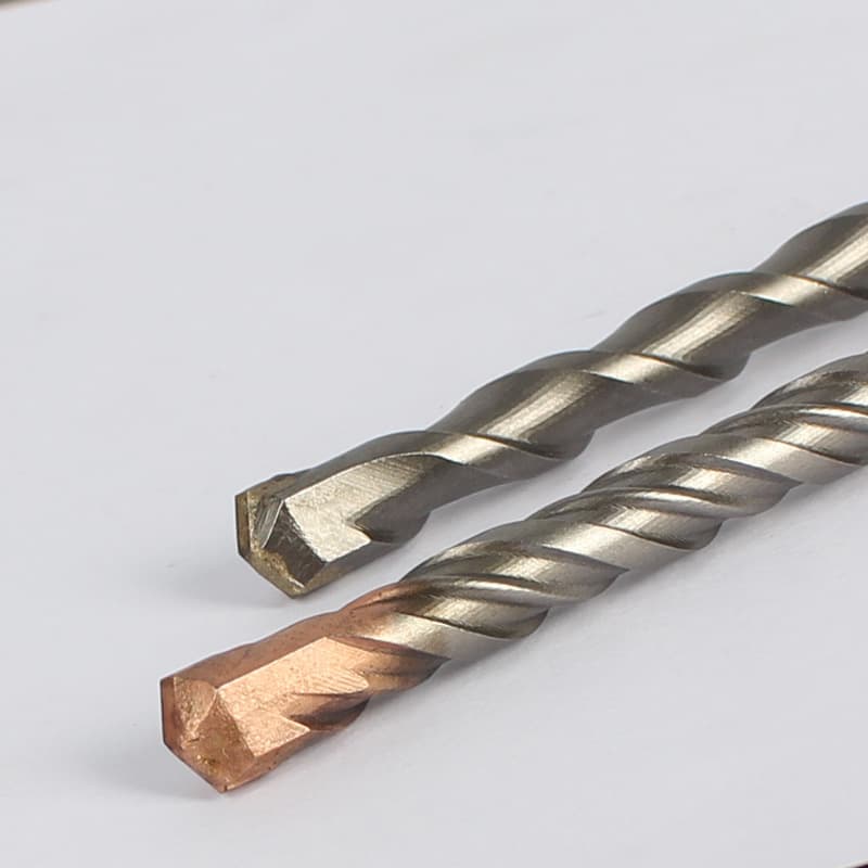 Square/round shank tungsten carbide hammer drill bits for concrete and stone applications