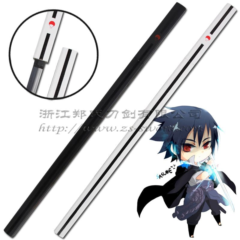 Naruto Uchiha Sasuke Weapon Kusanagi Sword Sasuke Sword COS Anime Sword Unsharpened