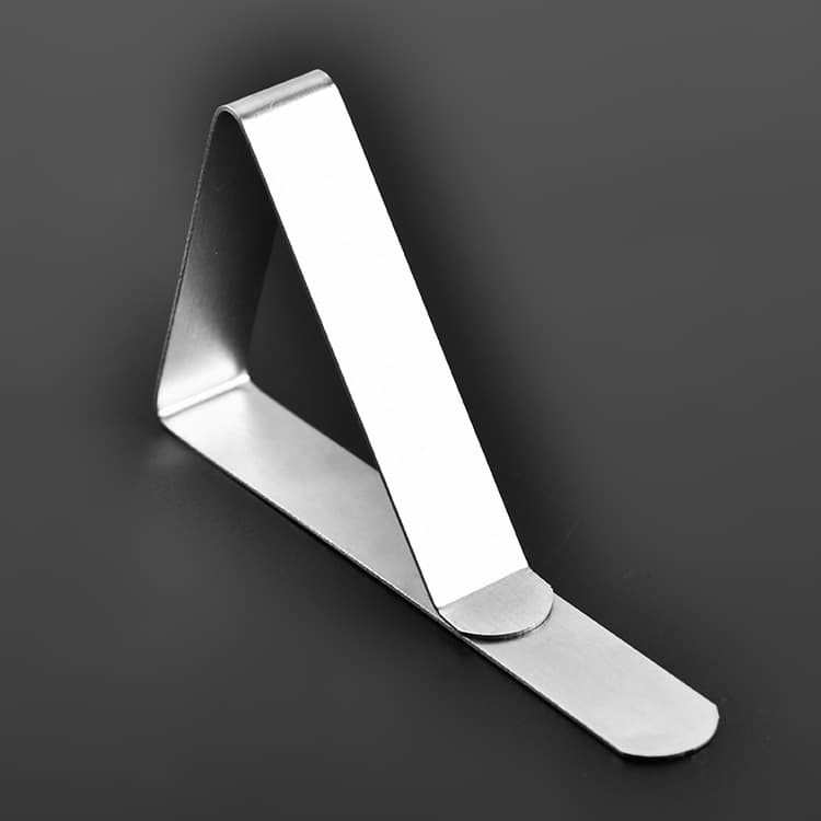 In Stock Stainless Steel Tablecloth Clips Triangle Clips Non-Slip Fixing Clips Tablecloth Clamps