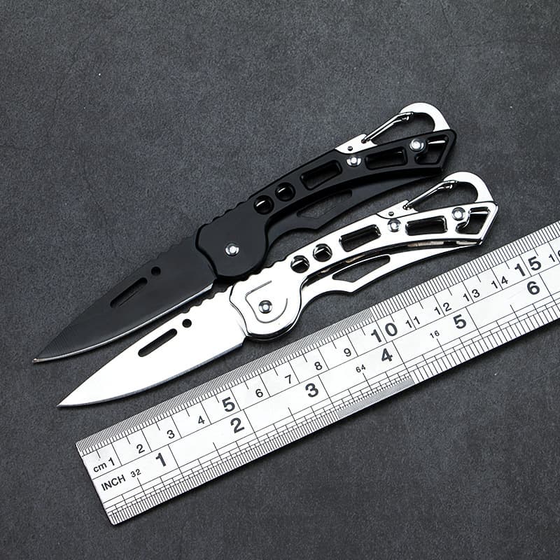 Outdoor Folding Knife Stainless Steel Fruit Knife EDC Keychain Folding Knife Multi-Function Pocket Knife
