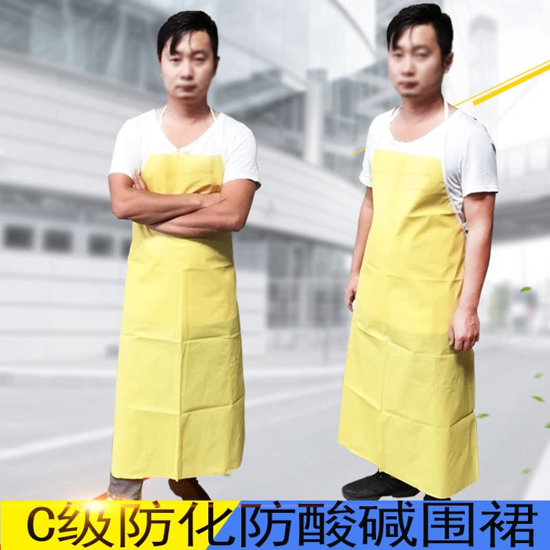 Level C Composite Acid and Alkali Resistant Apron for Laboratory Acid Washing, Battery Protection, and Acid Corrosion Workwear