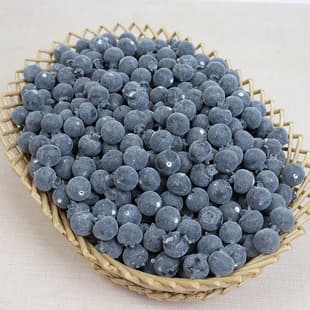 Artificial Blueberry Diameter 2cm 1.5cm Foam Fruit Fake Fruit Ornament Artificial Blueberry Granule Model Prop