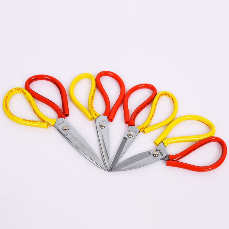 Manufacturer Wholesale Industrial Household Scissors Stainless Electroplated Straight Tip Tailor Shears Polished Anti-Rust Straight Scissors Wholesale