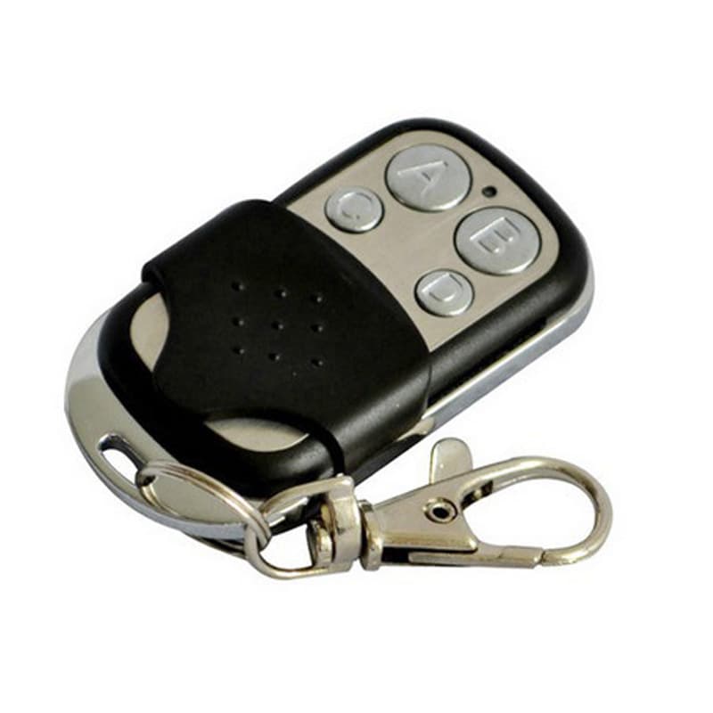 433MHz Wireless RF Remote Control Metal 4-Key Remote Control EV1527 Learning Code Wireless Remote Control