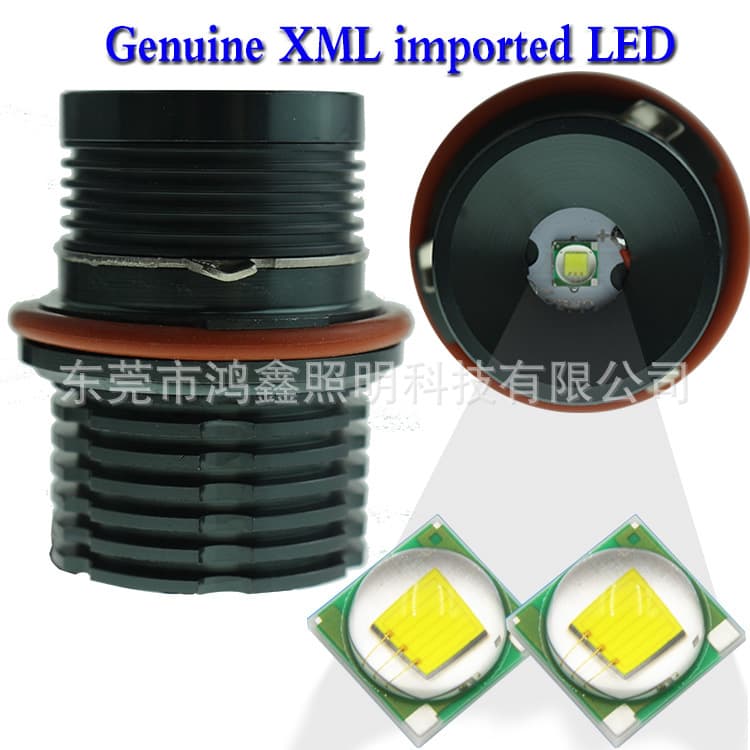BMW Car LED Headlight E39-10W CREE Angel Eye Headlight Compatible with BMW Angel Eye Ring E39