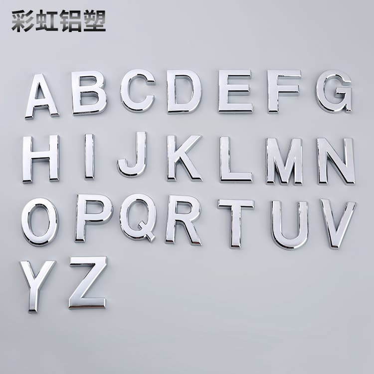 5cm Letter Electroplated Advertising Sign Number Sign Door Head Number Plate 7cm Numbered 3D Raised Sign