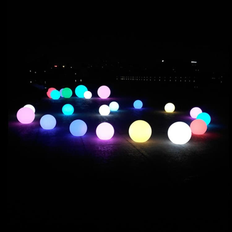 LED luminous ball light outdoor decoration spherical lawn landscape light villa courtyard swimming pool floating round ball light