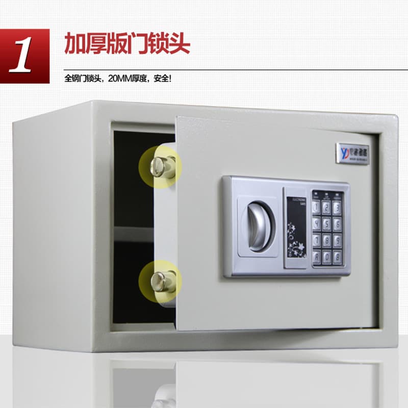 【Chuankun】In-Wall Safe with Electronic Password, Thickened Anti-Theft Lock, Partitioned Safe Box for Hotel, Home, and Office Use