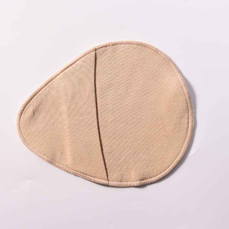 Agent Distribution Fake Breast Cancer Post-Surgery Silicone Latex Prosthesis with Protective Cover Packaging Box, Single Item Not Sold Separately