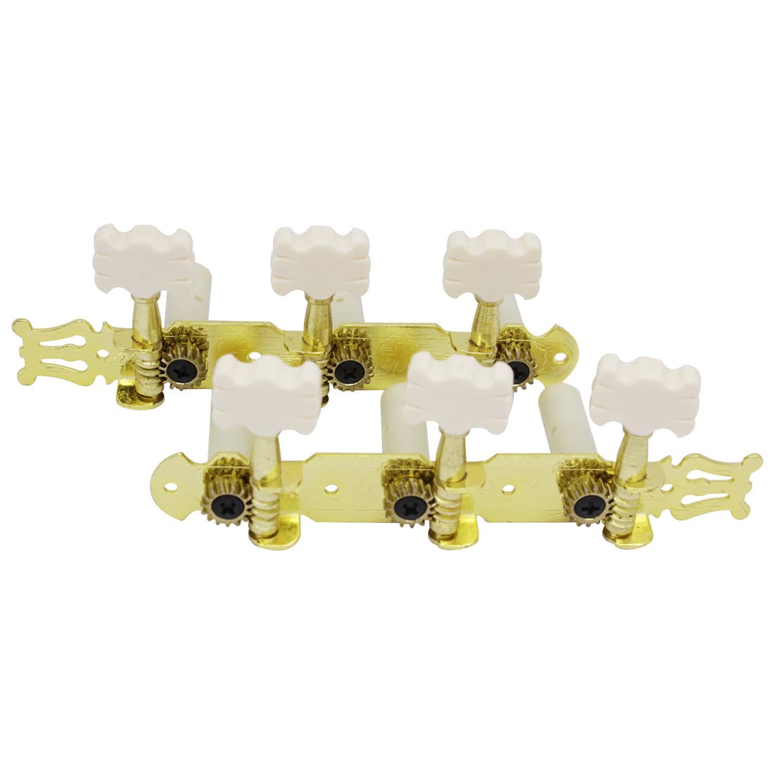 Guitar Tuning Pegs Triple Row Flower Style Open Gear Metal Tuning Pegs for Acoustic Guitar Guitar Accessories Wholesale