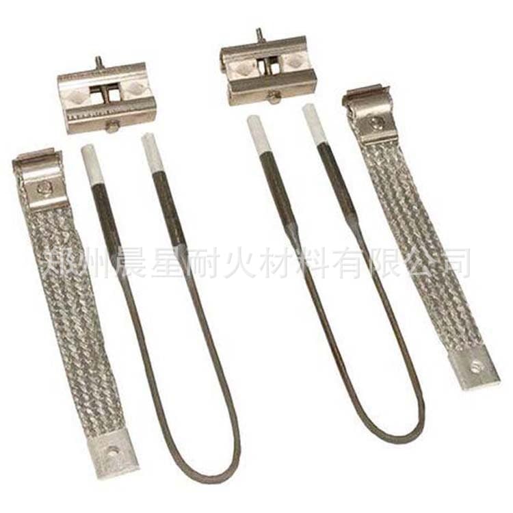 Silicon molybdenum rod heating elements in various specifications, featuring fast heating speed and high-temperature resistance.